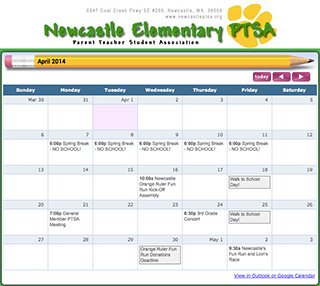 Newcastle PTSA screenshot